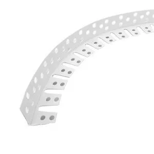 Уголок ПВХ штукатурный арочный 25*25мм 3м Идеал(50штв уп) Белый