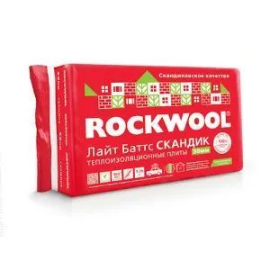 ROCWOOL ЛАЙТ БАТТС СКАНДИК 800*600*50 (5,76м2/0,288м3)